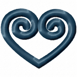 Hearts Embroidery Design 5